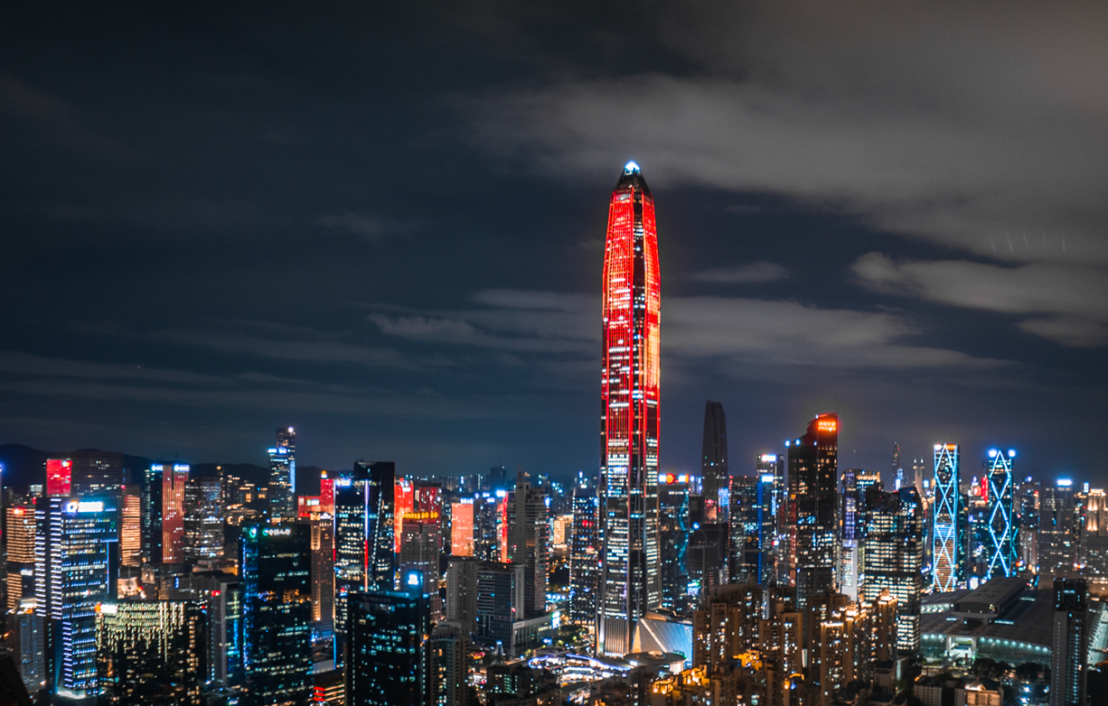 600米深圳第一高樓 —— 平安金融中心的燈光！