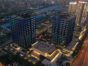 塑造空間、化繁為簡(jiǎn) | 勇電大功率洗墻燈打造上海市北高新園區(qū)新夜景