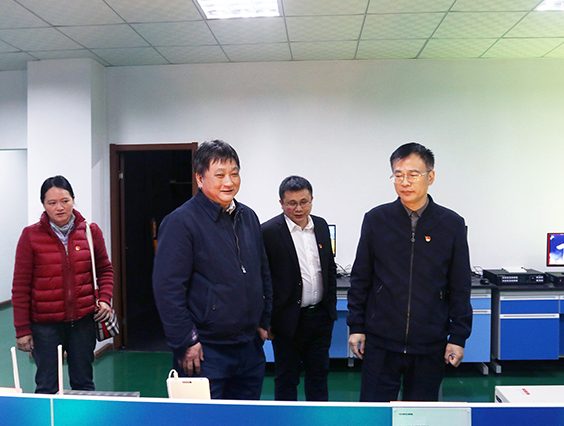 杭州市貿(mào)促會會長鄭榮新一行蒞臨勇電參觀指導(dǎo)！