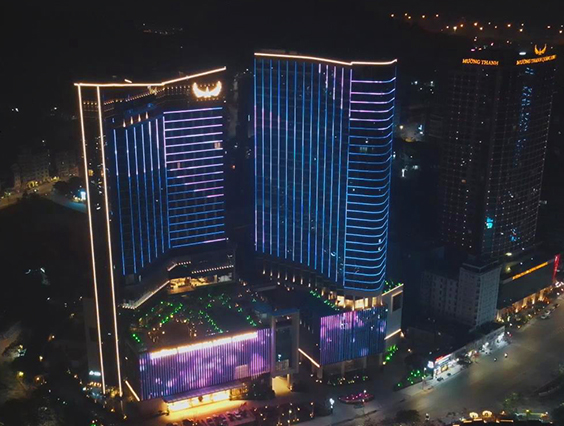 北緯20度的海濱燈光，越南Muong Thanh Ha Long Centre